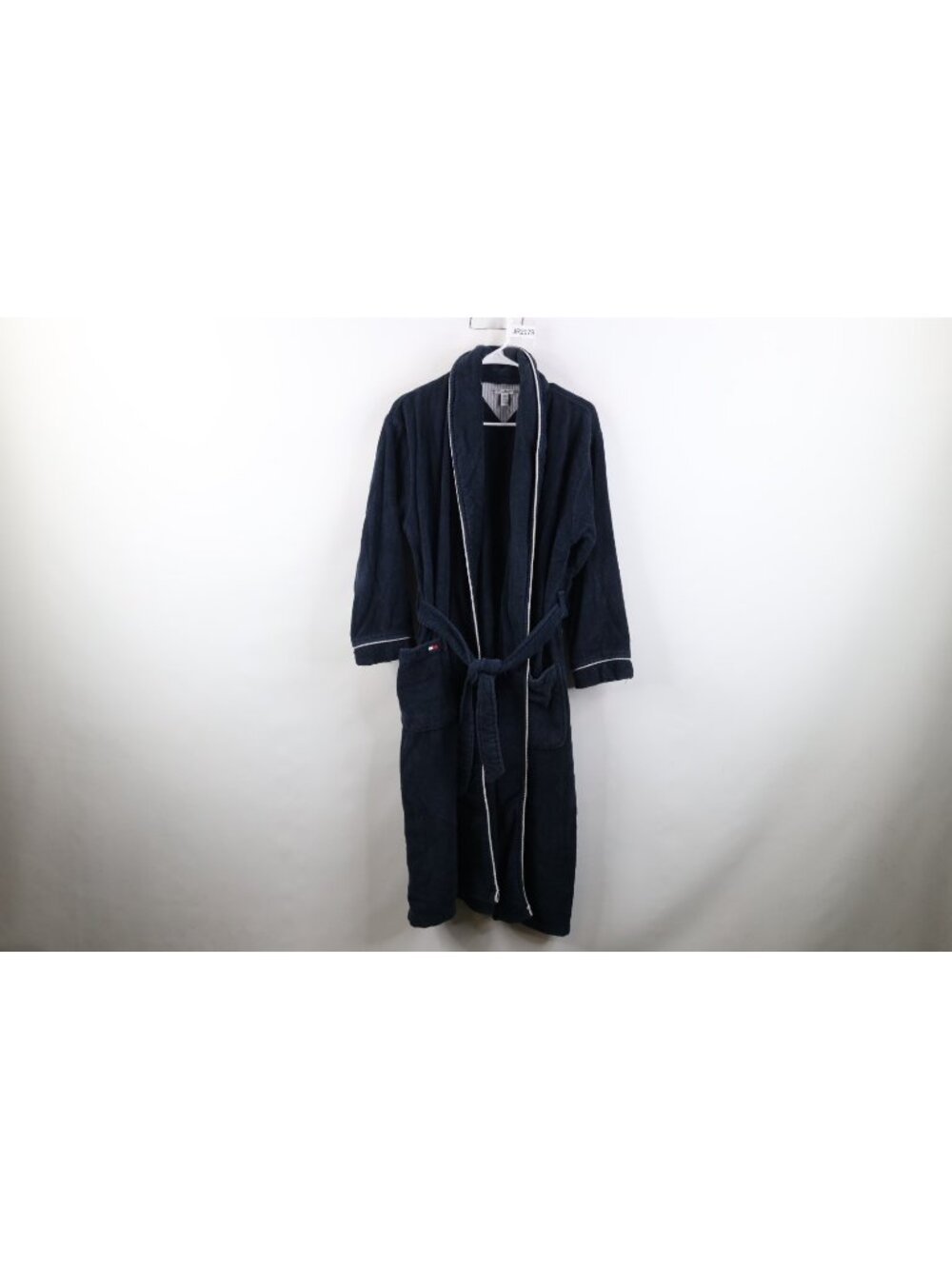 Vtg 90s Tommy Hilfiger Distressed Belted Bath Robe Robe Loungewear Womens S / M